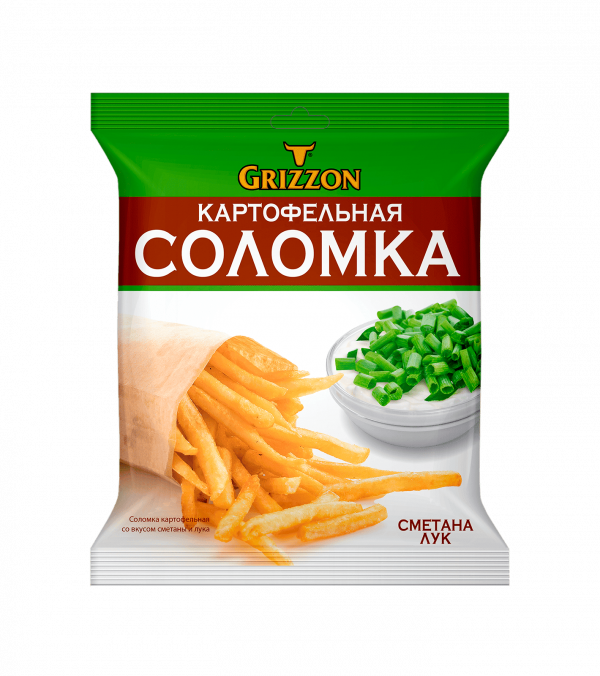 Соломка Grizzon со вкусом сметаны и лука