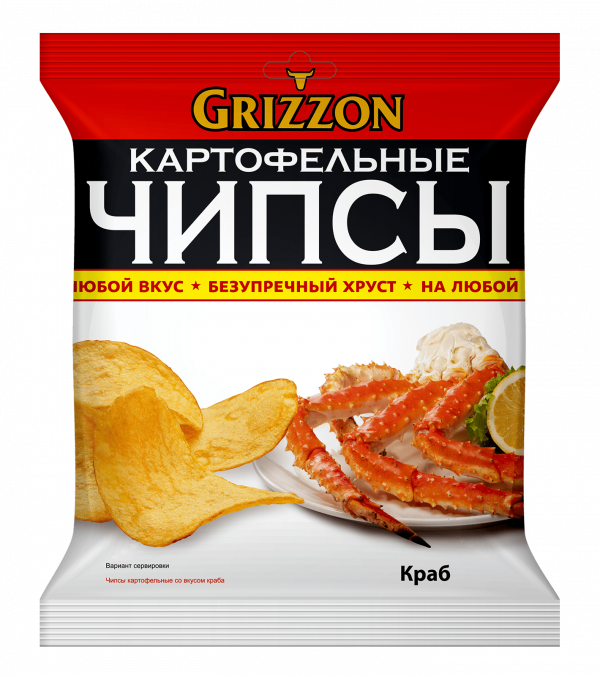 Чипсы Grizzon со вкусом краба