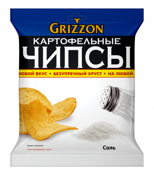 Чипсы Grizzon со вкусом соли